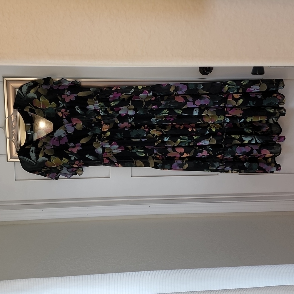Ava & Viv plus size 10 floral maxi dress